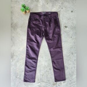 Banana Republic Slim Fit Traveler Pants 30x30 Maroon